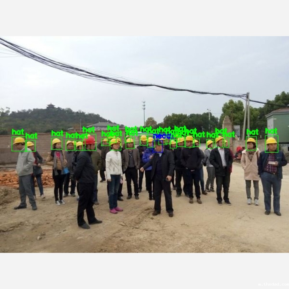 工人安全帽识别系统